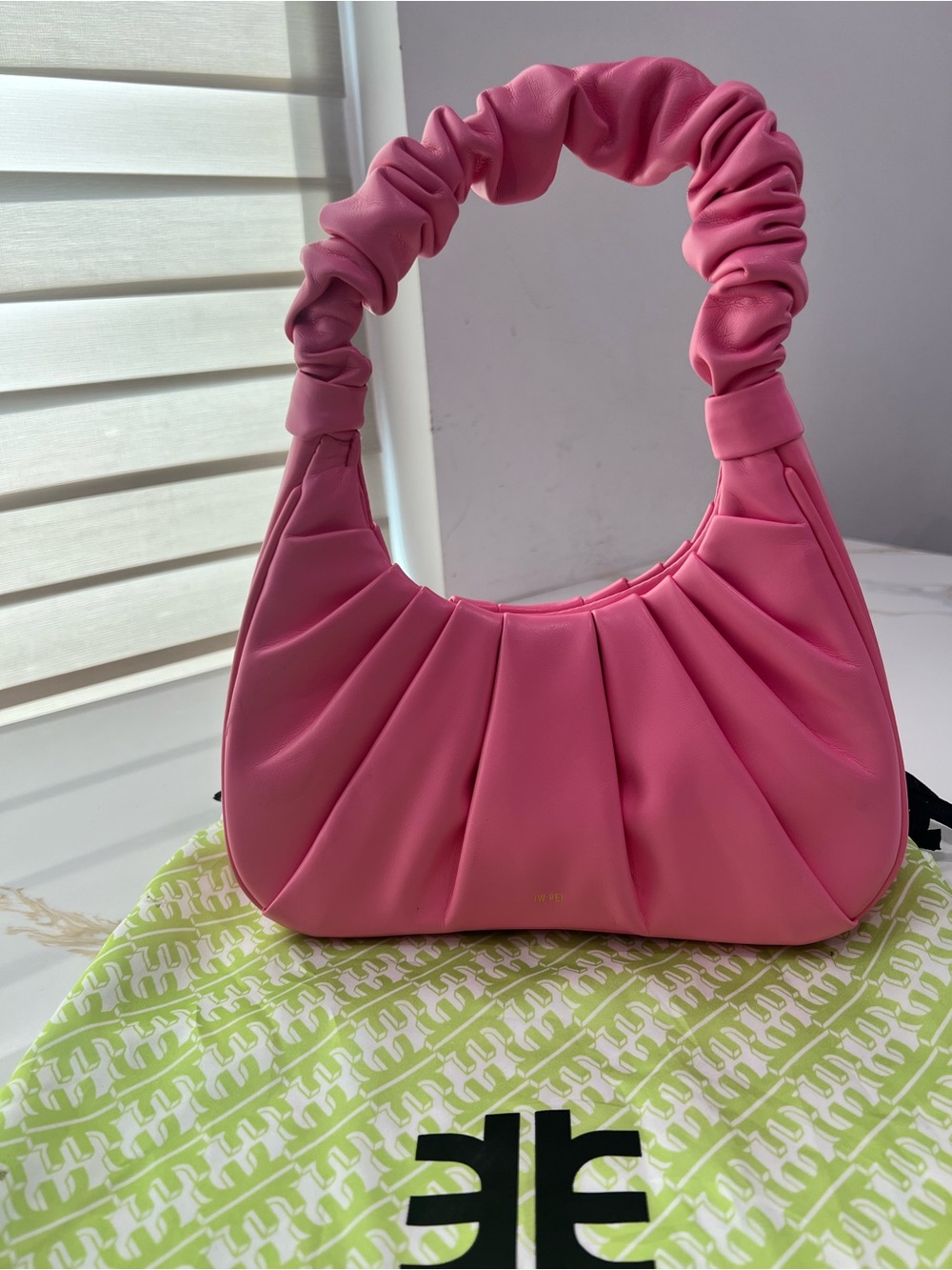 JW PEI Gabbi Ruched Hobo Handbag - Pink